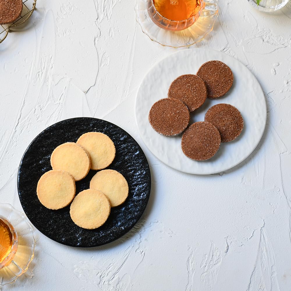 Official YAMATSU STANDARD [Stone Grain FX 15cm Snack Plates (Set of 3)] Small Plates, Side Plates, Snack Plates, Dishwasher and Microwave Safe, Cerami