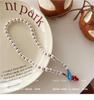 **Kissy! Strawberry Pearl Choker - 2025 New Sweet Style for Women**