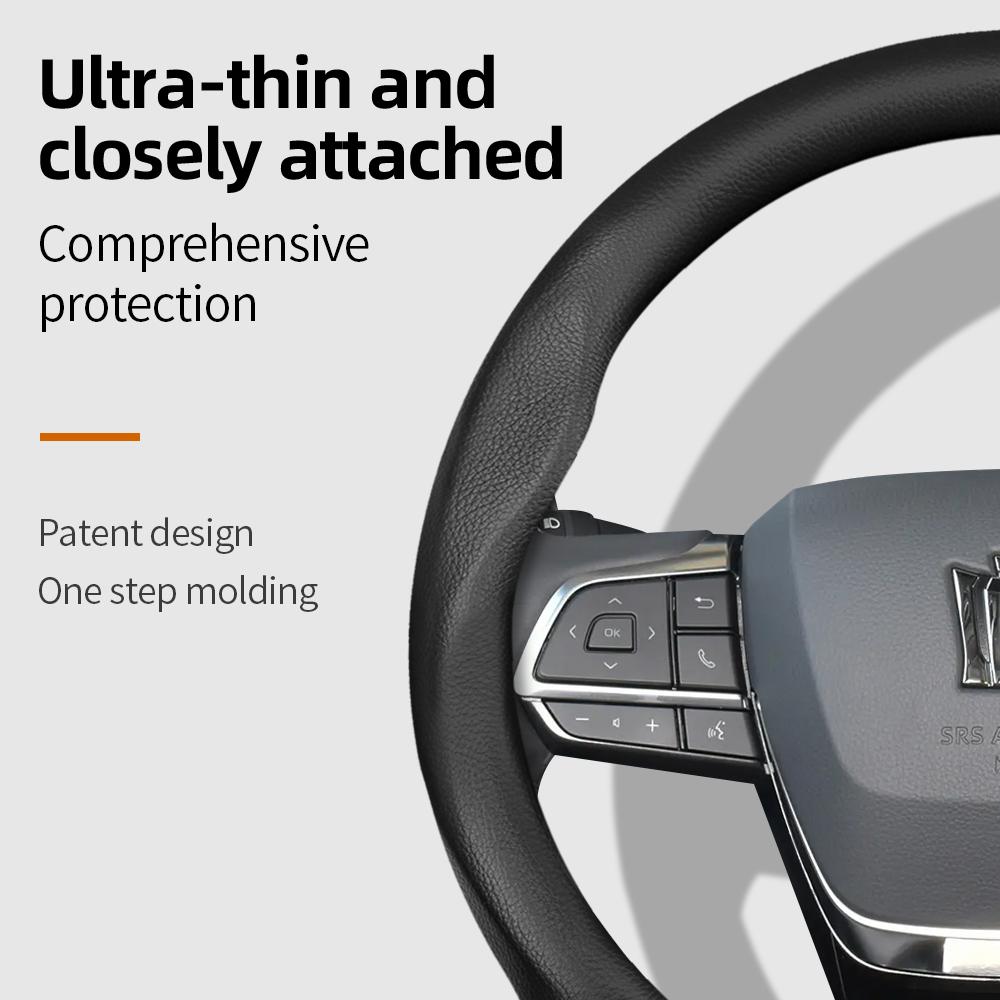 Suitable for Toyota Crown Ultra-Thin Breathable Leather Steering Wheel Cover Suitable for Royal Saloon Athlete Majesta Hybrid Crossover Sport