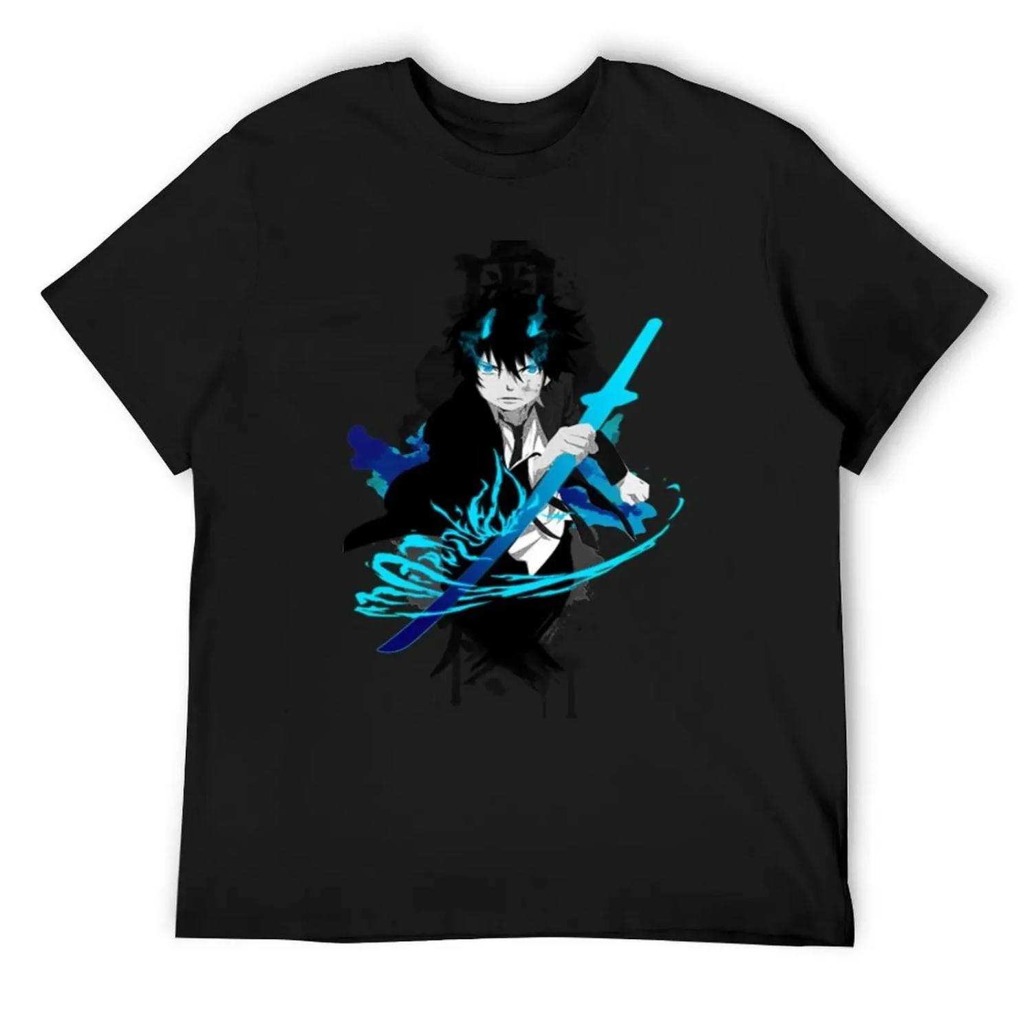 

Rin Okumura AO NO EXORCIST T-Shirt customizeds tees man clothes customs design your own luxury clothes men XXXXXL