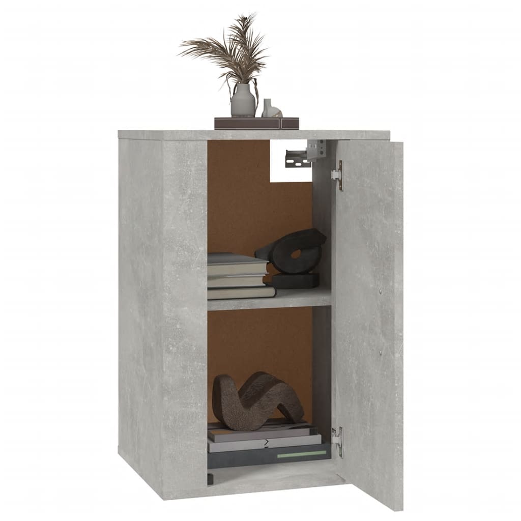 Wall Mounted TV Cabinet Concrete Grey 40 x 34.5 x 60 cm