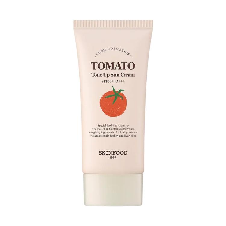

[Skin Food] Tomato Tone-Up Sun Cream SPF50+ PA+++ Brightening UV Protection Sunscreen – 50ml