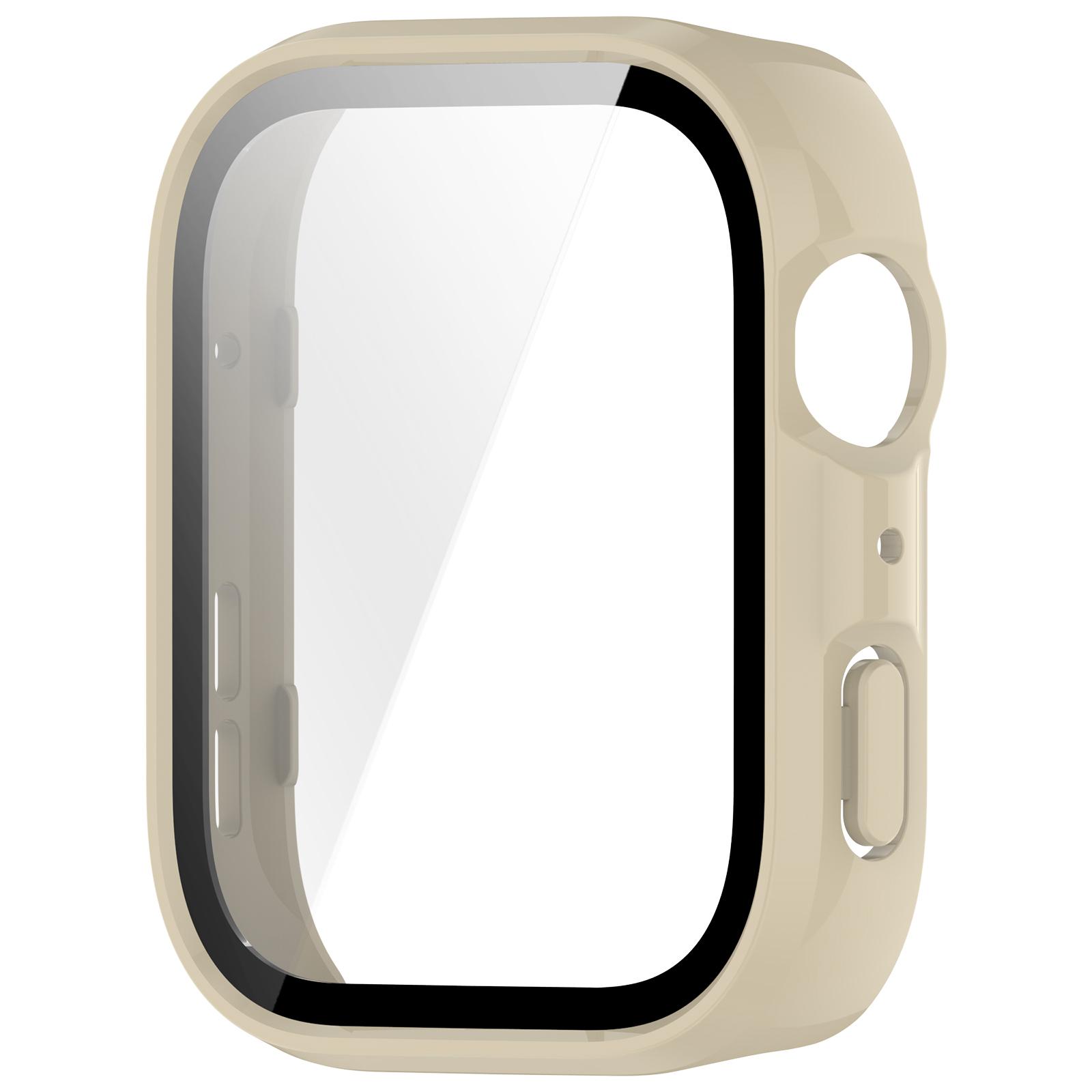 

2 in1 PC Full Protective Case For Huawei Watch Fit 4 Glass Screen Protector Cover Fit4 Hard Shell Bumper Frame Case+glass Film слонова кістка