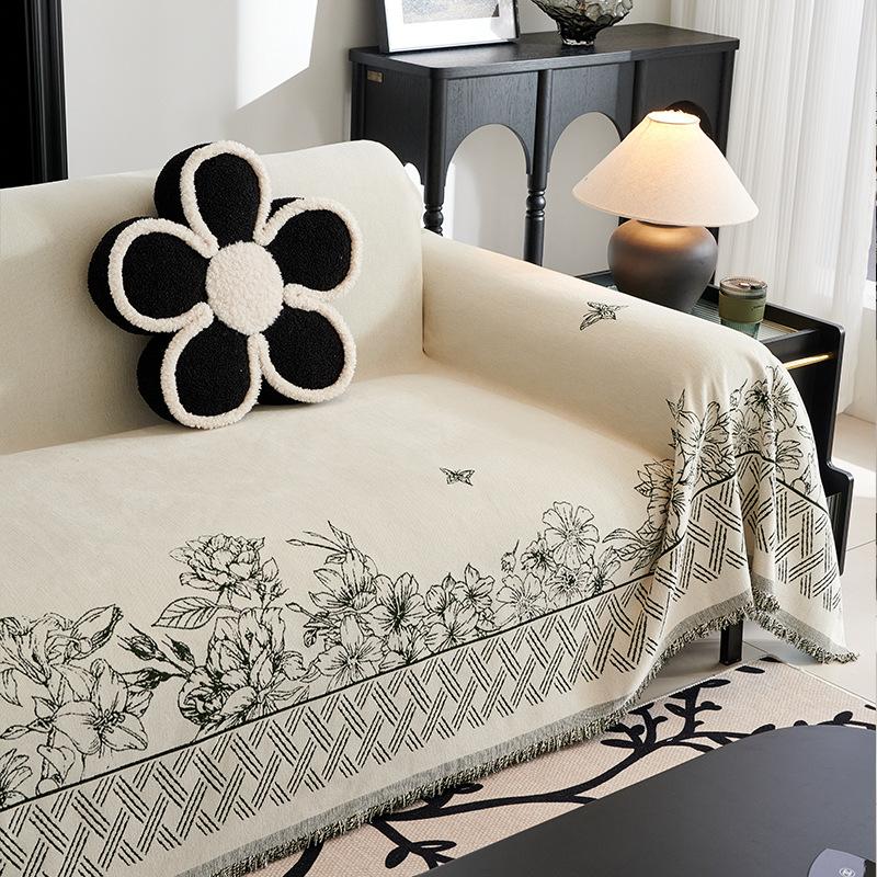 Sofa Towel Cover Cloth All-Inclusive Universal Cover Cover Simple Sofa Cushion Four Seasons Universal Sofa Cover Full Covered
