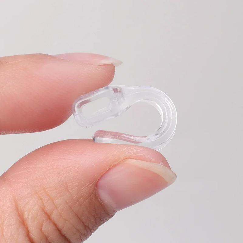 50 KUSŮ Silikonové Protiskluzové Ušní Háčky Elastické Držadla na Brýle Zarážka do Ucha Držák Části Brýlí