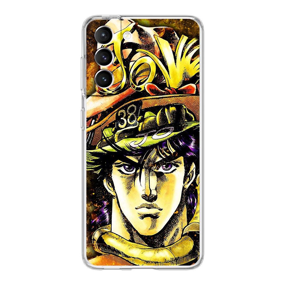 

Чехол для телефона Jojo Bizarre Adventure для Samsung Galaxy S22 5G S20 Ultra S21 FE 5G S10E S9 S8 S10 Plus Note 20 10, прозрачная задняя крышка Samsung S8