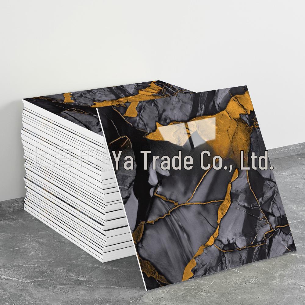 Fliesenimitat 3D Wandaufkleber: Selbstklebende Aluminium-Kunststoff-Paneele für Badezimmer- und Küchenrenovierung.