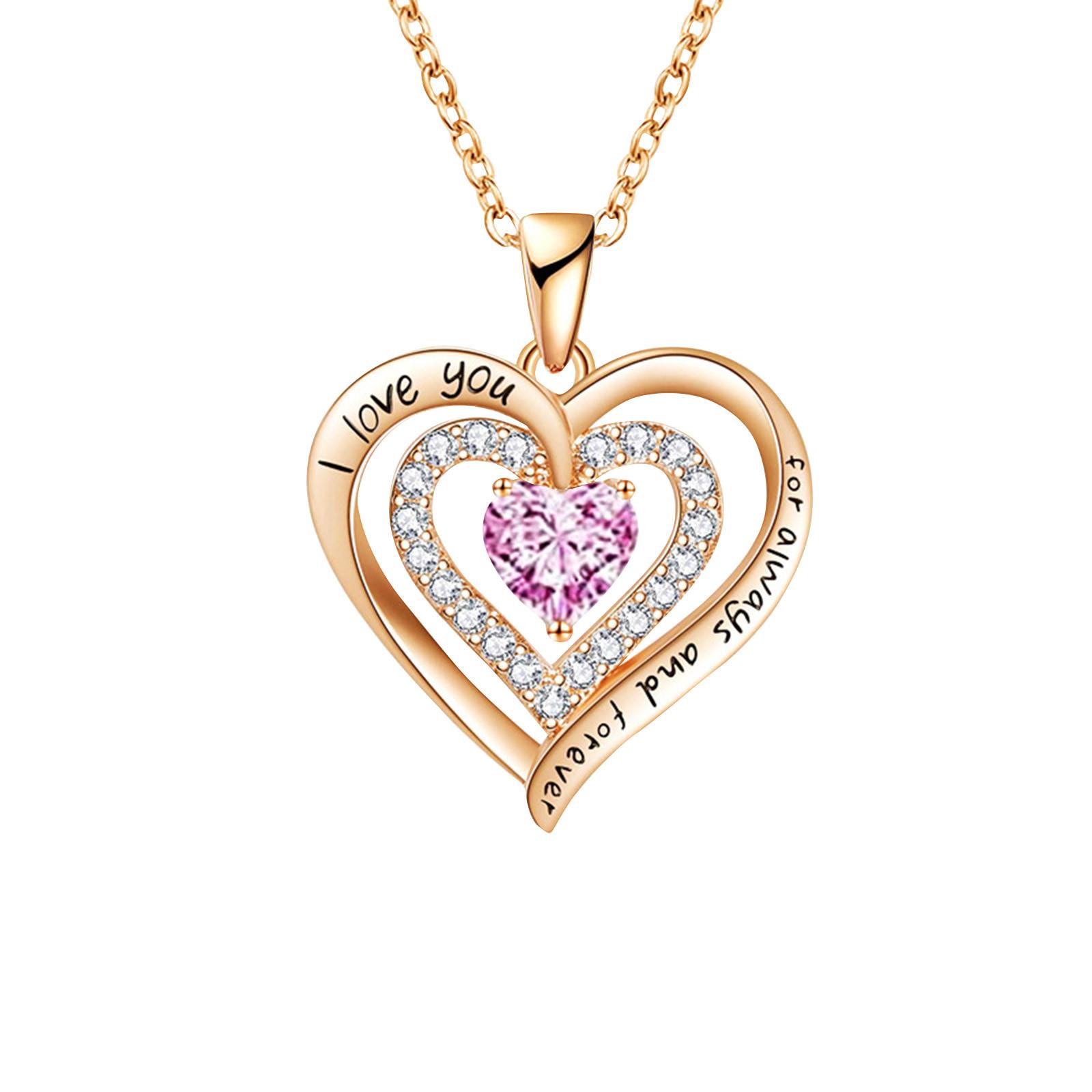 Women S Necklace, Rhinestone Decoration Necklace Mother S Day Gift