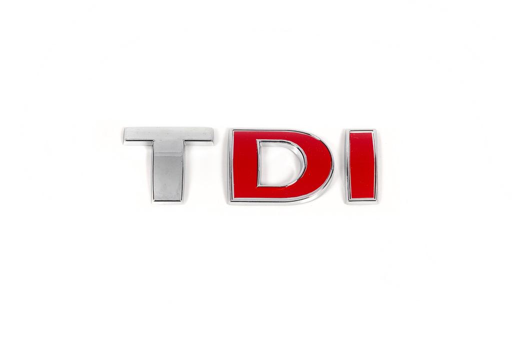 

Надпись Tdi (прямой шрифт) Красные DІ для Volkswagen Crafter 2006-2016 гг