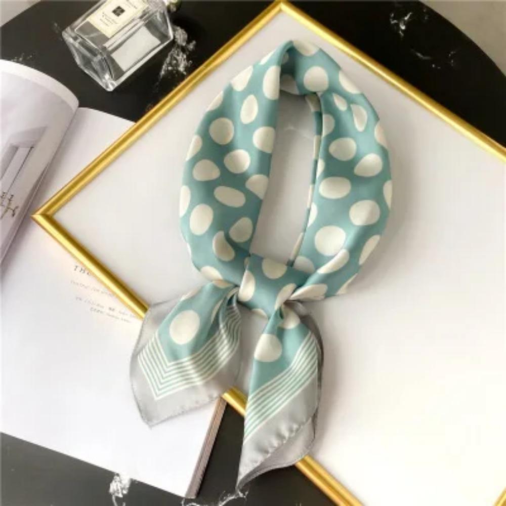 2025 Summer Luxury Brand Silk Scarf Square Women Shawls And Wraps Fashion Office Small Hair Neck Hijabs Foulard Scarves 70*70cm