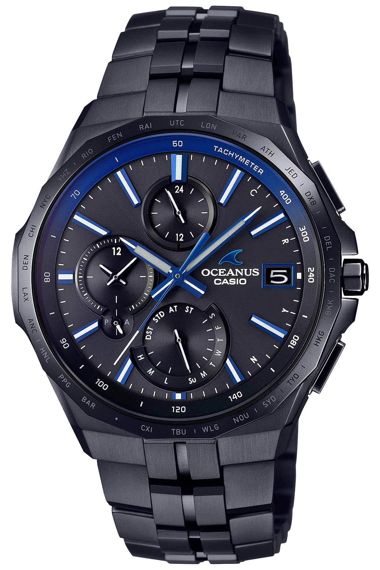 

[Casio] Годинник Ocianas [Оригінал Японія] Manta з Bluetooth Радіохвильовий Сонячний OCW-S5000B-1AJF Чоловічий