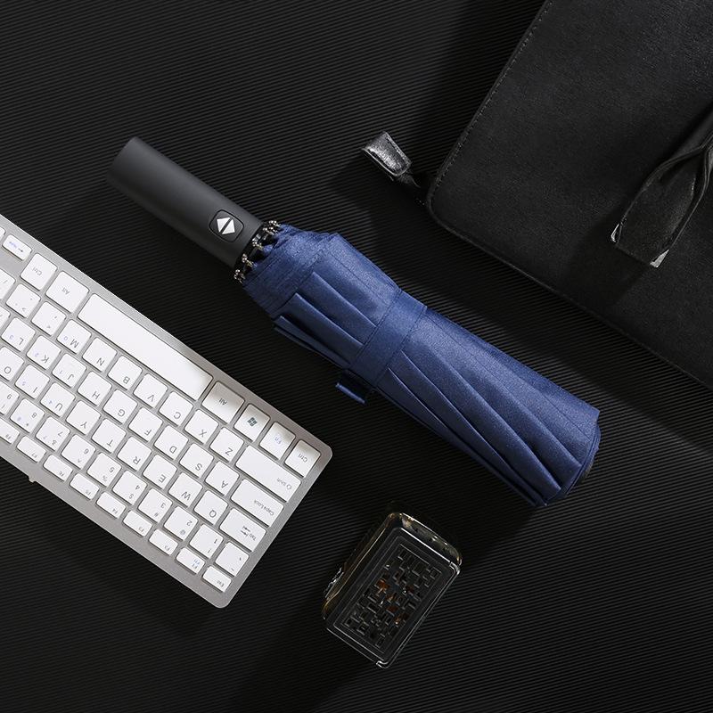 Twelve-bone automatic umbrella folding men's and women's umbrellas Korean double umbrella plus three-fold umbrella