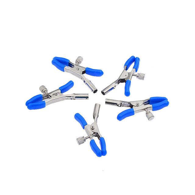 5PCS Erotische Brustclips Nippelstimulator Erwachsene Spiele Sexspielzeug für Paare Flirten Nippelklemmen Metallgummiclip Neu 2022