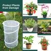 Pop-up Pflanzen-Insektenschutznetz Rundes faltbares Pflanzenschutznetz Maschennetz Gartennnetz mit Erdspießen für Gemüse Schutz vor Vögeln Insekten