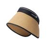Summer Large Brim Sun Protection Hat Women's UV Protection Empty Top Sunshade Straw Hat Sun Hat Large Edge Face Covering Shows Small