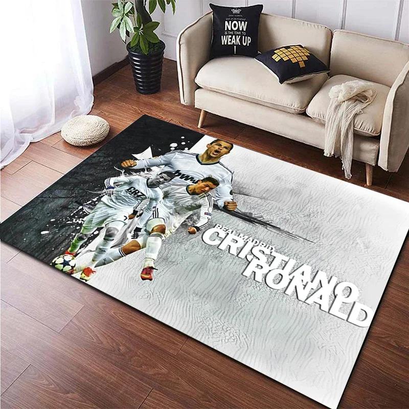 Football Star Carpet for Children,Living Room Bedroom Floor Mat Kitchen Mat Children's Bedroom Mat,bedroom Decor,Anime Rug,