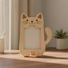 Dierenvormig Fotolijstje Houten Bureau Foto Houttextuur Schattige Beer Houder voor