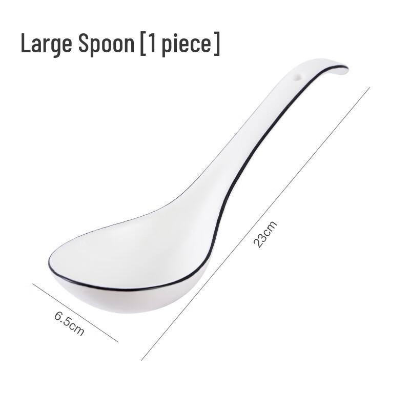 Скандинавская керамическая суповая ложка Zhaoran