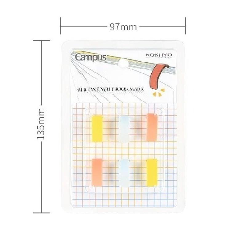 Soft Candy Silicone Bookmark Notebook Bookmark Book Soft Bookmark Reading Bookmark Student Stationery and Office Supplies