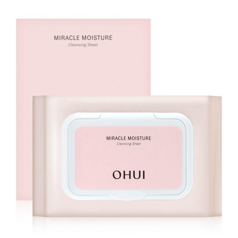 OHUI Miracle Moisture Cleansing Sheet, 100 Sheets, 1 pcs