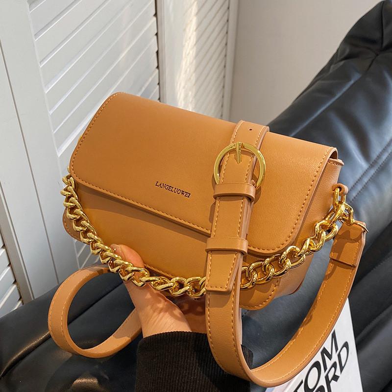 

2023 Trendy Small Shoulder Bag Women s New Summer High-quality Texture Chain Crossbody Bag Sand Dune