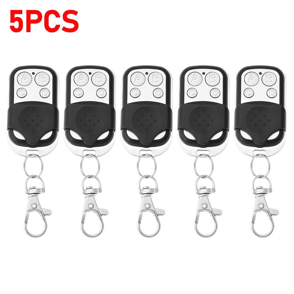 

50pcs Smart Copy Duplicator 433mhz Remote Control Controller 4 Button Electric Gate Garage Door Opener Universal Remote Cloning
