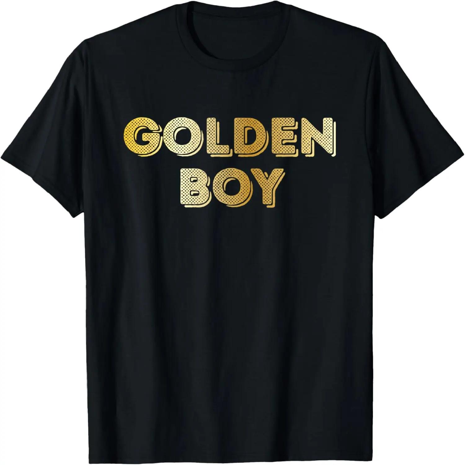 Golden Boy Lucky Shirt - Funny Cool Good Luck Fortune Tee T-Shirt S чёрный