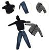1/6 Scale Male Figure Doll Clothes Jacket and Pants Handmade Miniature Clothing Costume for 12 inch Doll Model Figures Body Accs