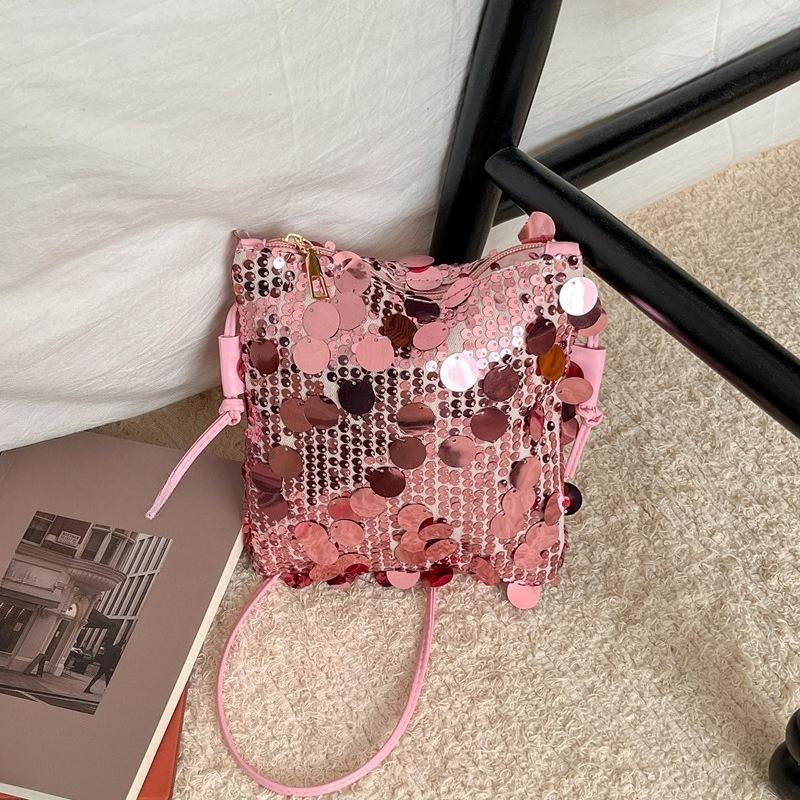 Mini Sequins Shoulder Bags for Women Fashion New Phone Wallet Crossbody Bag Handbags and Purses