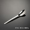 316 stainless steel rhombus square head spoon size mirror polished household high value dessert spoon spoon