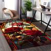 1pc. Stained Glass Rose Pattern Rug for Home Decor, Office Carpet, Chair Cover, Outdoor Mat, Gift Idea