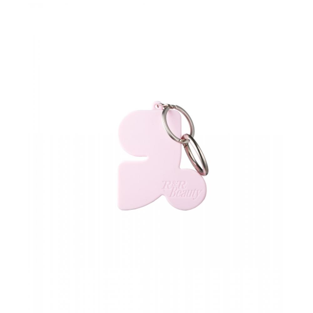 Rest RecReation Beauty R Symbol Silicone Key Ring  Pink 