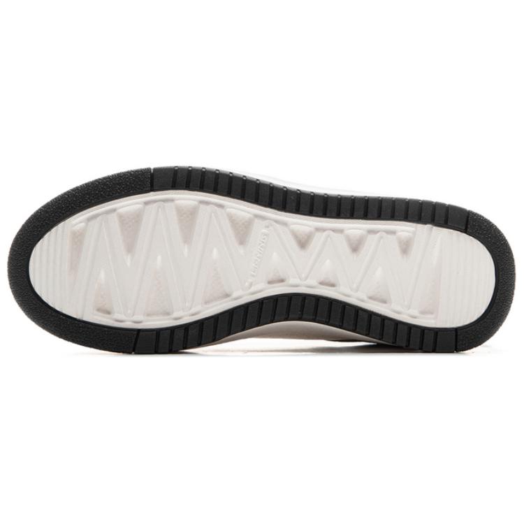 New LiNing Wear Resistant Slip Resistant Low Top Skateboard Shoes Women's White Black AGCU366-2