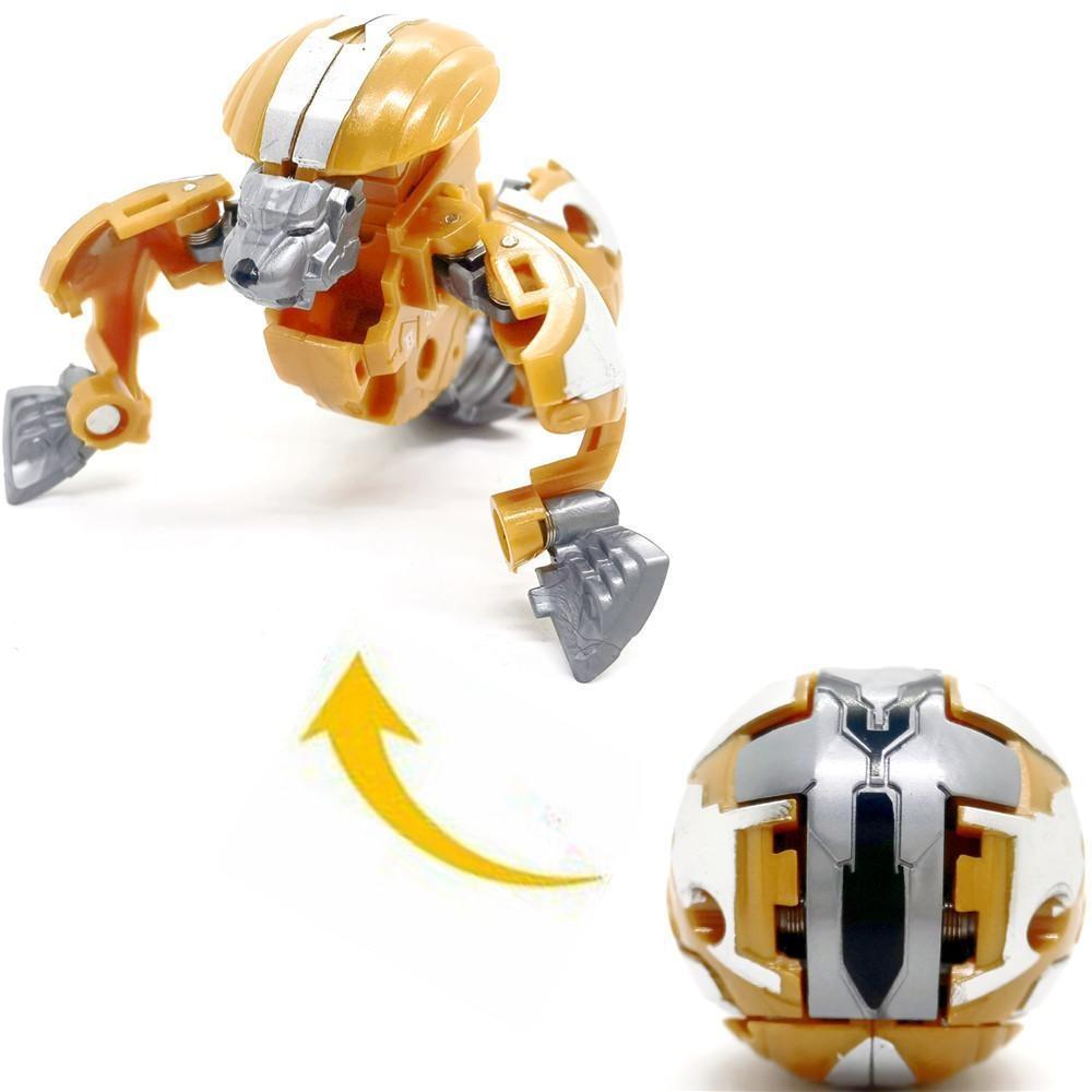 Versiune îmbunătățită Flood Lion 3,7 cm Deformat Egg Battle Mingi de jucărie transformate