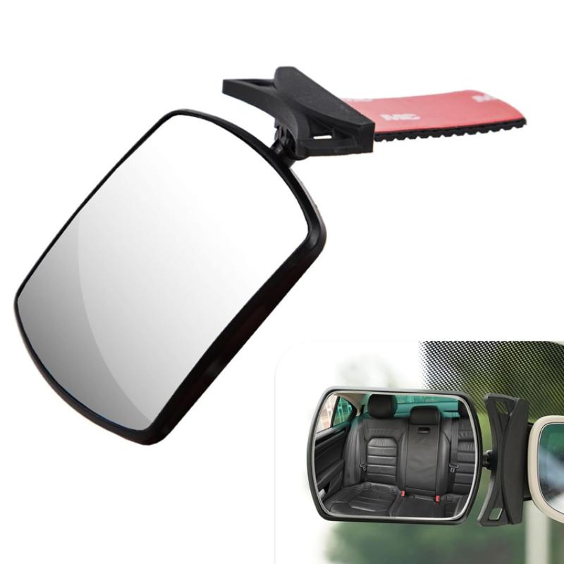 

Car Rearview Mirror Children Car Back Seat Baby Mirror 360 Degree Adjustable Automotor Kids Monitor Safety Car Blind Spot Mirror чёрный