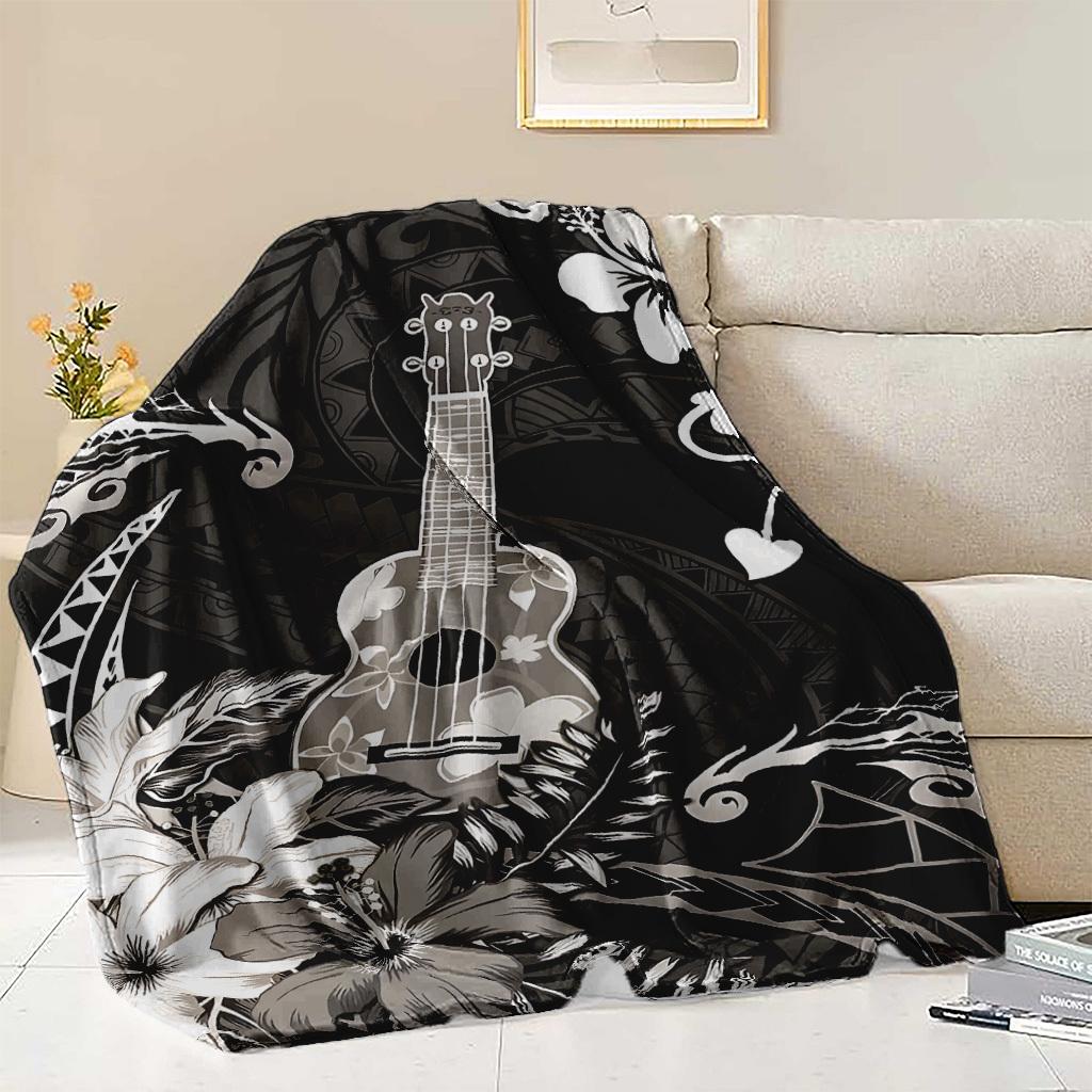 Hawaiian Uyopoliani Pacific Pattern Blanket for Sofa Bed Travel Camping Living Office Conditioning Blanket for All Seasons Gifts
