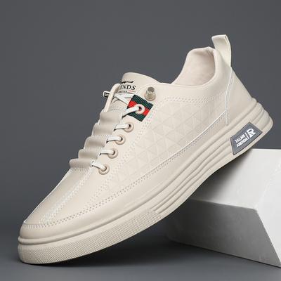 Spring Summer Men's Casual Board Shoes White Shoes