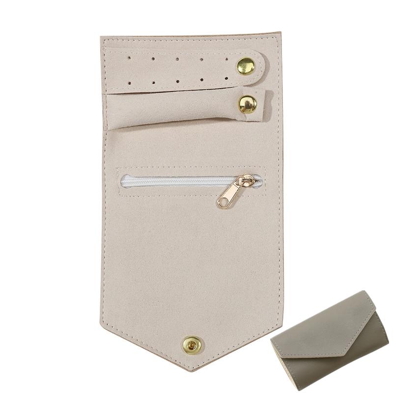 Skládací role na šperky Praktický organizér na šperky Taška na šperky Kosmetická taštička Displej na šperky Cestování Domů Skládací taška