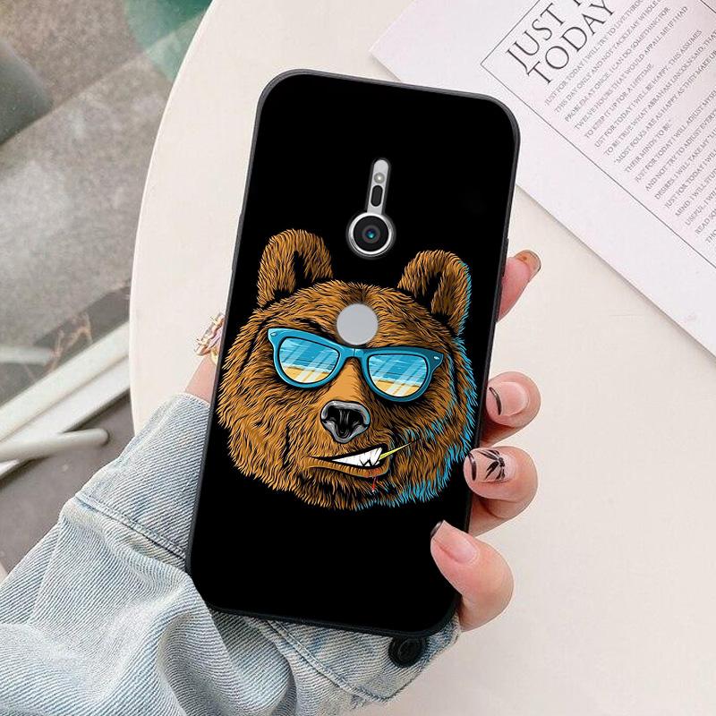 Case For Sony Xperia XZ1 XZ2 XZ4 Luxury astronaut Silicone Camera Protection Back Cover For Sony Xperia XZ2 XZ 2  Funda Capa XZ1