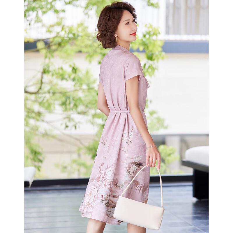 Pasite Summer New Chinese Style Short Sleeve Qipao Dress