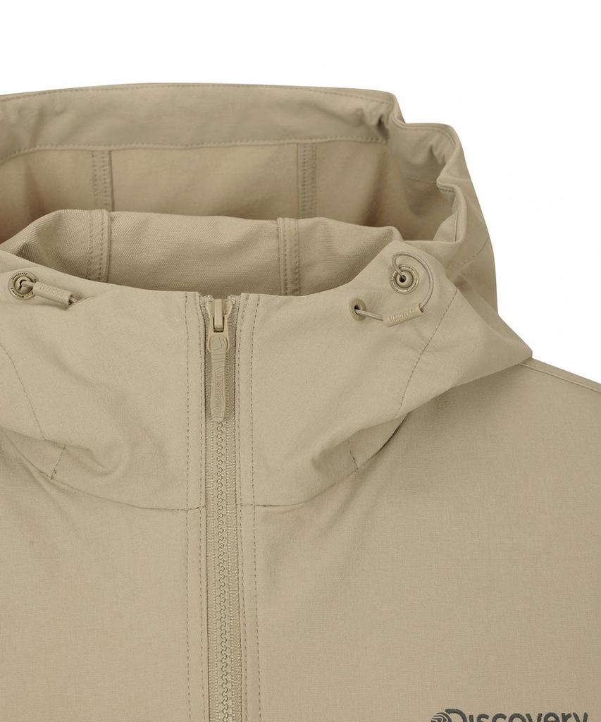 Discovery Expedition Men'S Prevona Woven Training Hooded Jacket (Beige)