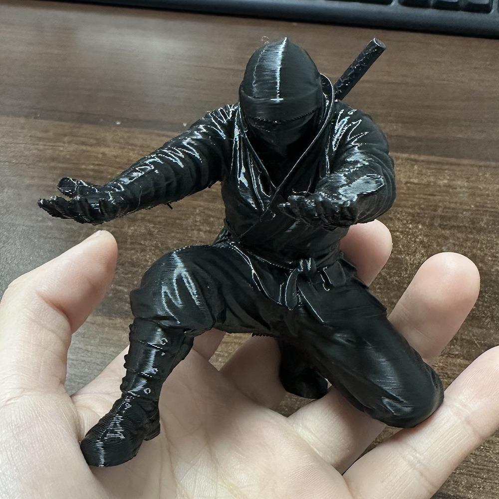 Decorations 3D Printing Warrior Ornaments Funny Pen Holder Exquisite Ninja Ornaments  Home Decor чёрный