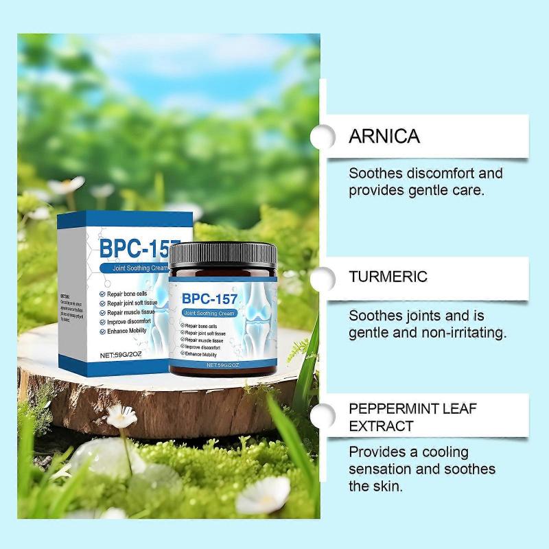 BPC-157 Advanced Joint Pain Relief Massage Cream Fast-Acting Formula for Post-Workout Recovery, Supports Joint Comfort & Muscle Recovery