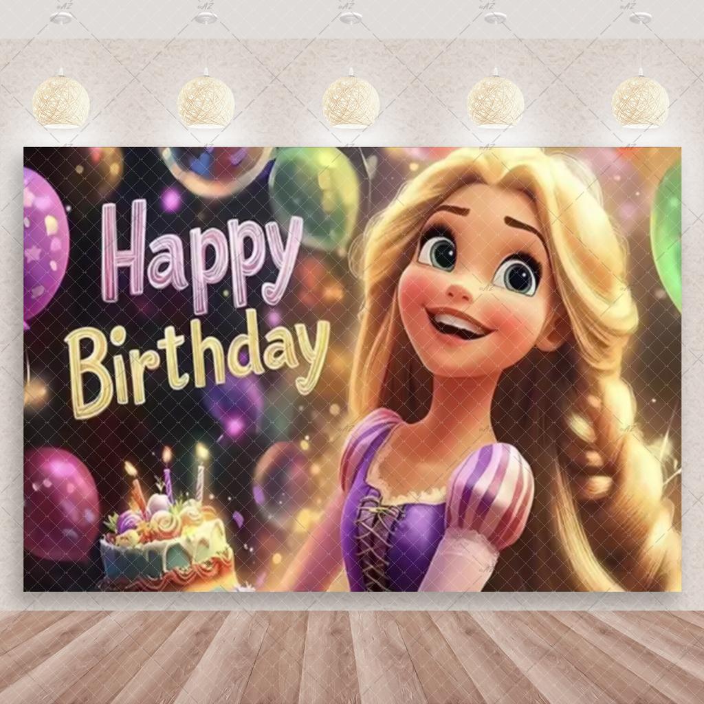 BEPAN Fundal Tematic Magic Rapunzel Personalizabil Decorațiuni și Accesorii Petrecere de Ziua de Naștere Fetiță Fundal Baby Shower Poster Cameră
