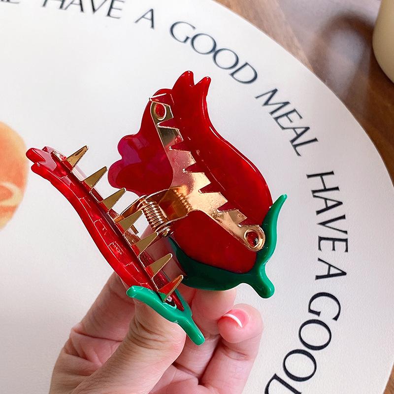 Acetate Hair Chic Clips Featuring Bright Fruit And Animal Designs Perfect For Fashionable Women