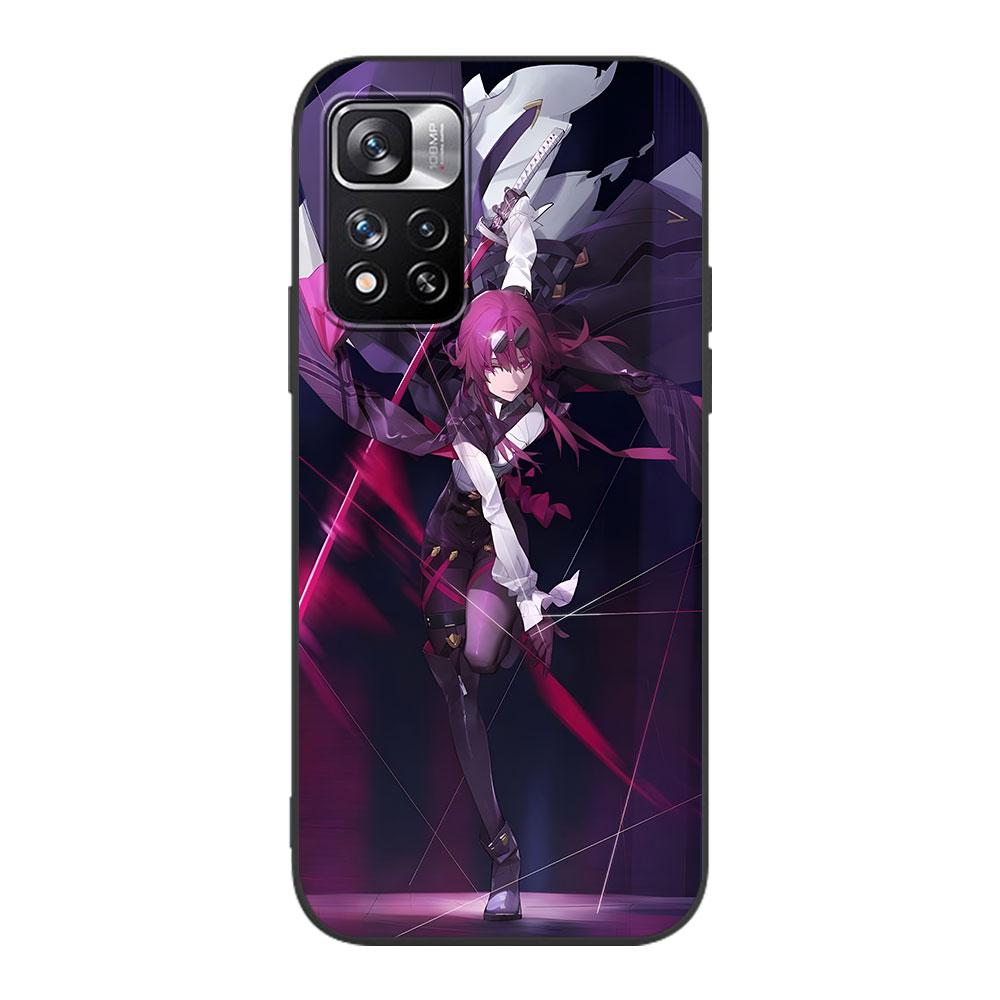 Honkai Star Rail Kafka Case for Xiaomi Redmi 10A 10C 9C 12C 9A 9i 10 12 9 Prime 9T K40 Pro Black Soft TPU Mobile Phone Bag Cover