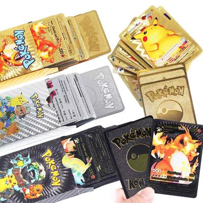 55 Stück Pokémon Karten VSTAR GX EX VMAX MEGA TAG TEAM Energie Trainer Glurak Pikachu Seltene Sammlung Kampfkarten A18
