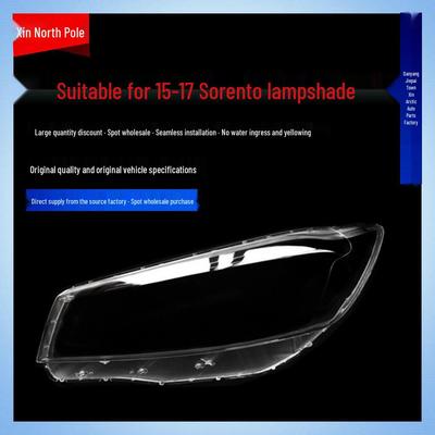Compatible Headlight Plexiglass Cover for 2015-2017 Kia Sorento