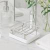 Stainless Steel Double-Layer Soap Box Rustproof Soap Storage Box Convenient Soap Drain Box  Hotel