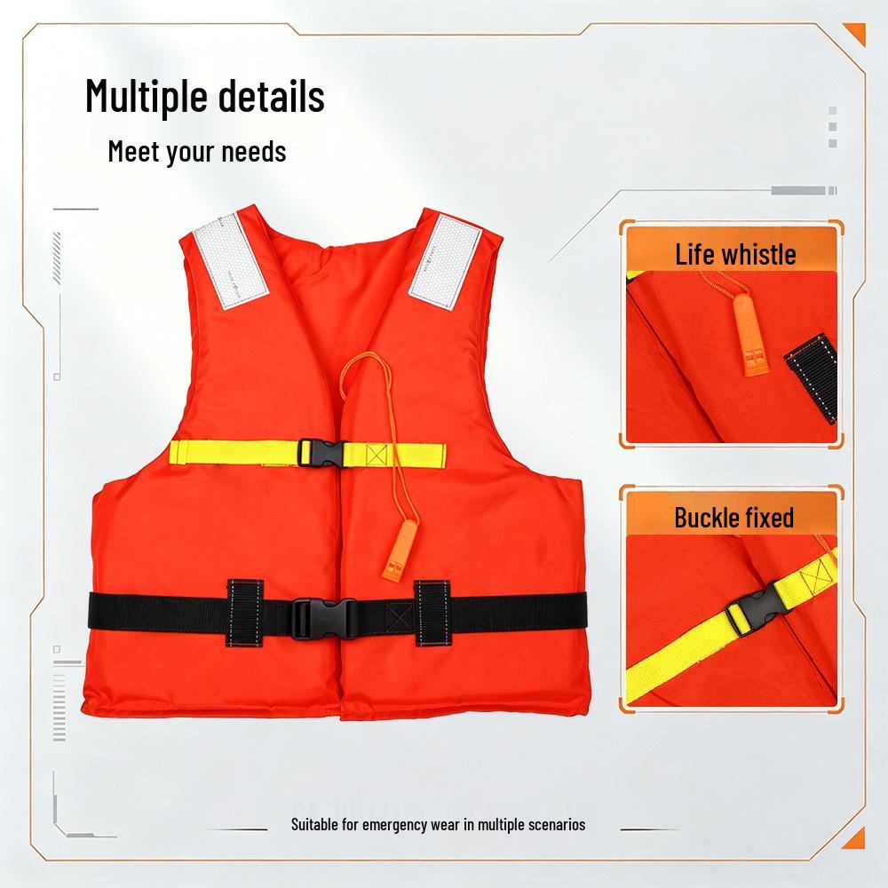 High Buoyancy Adult Life Jacket for Marine, Rafting, Flood Control, and Outdoor Activities